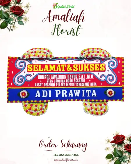Papan Bunga Ucapan Selamat Juwiran